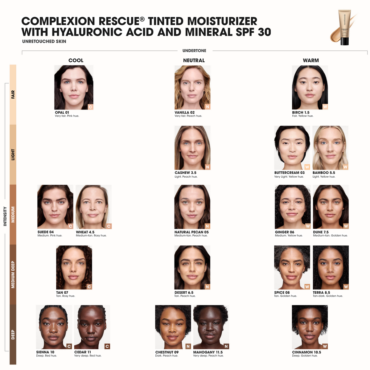 COMPLEXION RESCUE® Tinted Moisturizer with Hyaluronic Acid and Mineral SPF 30