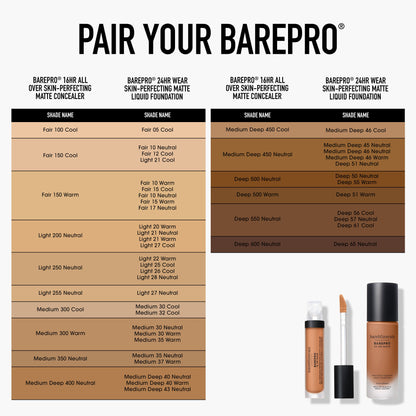 BAREPRO® 24HR Wear Skin-Perfecting Matte Liquid Foundation Mineral SPF 20