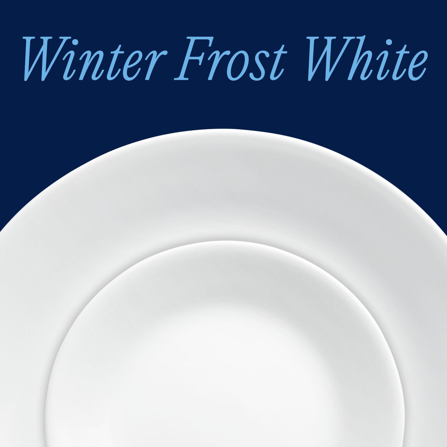 Corelle® Winter Frost White 66-piece Dinnerware Set, Service for 12