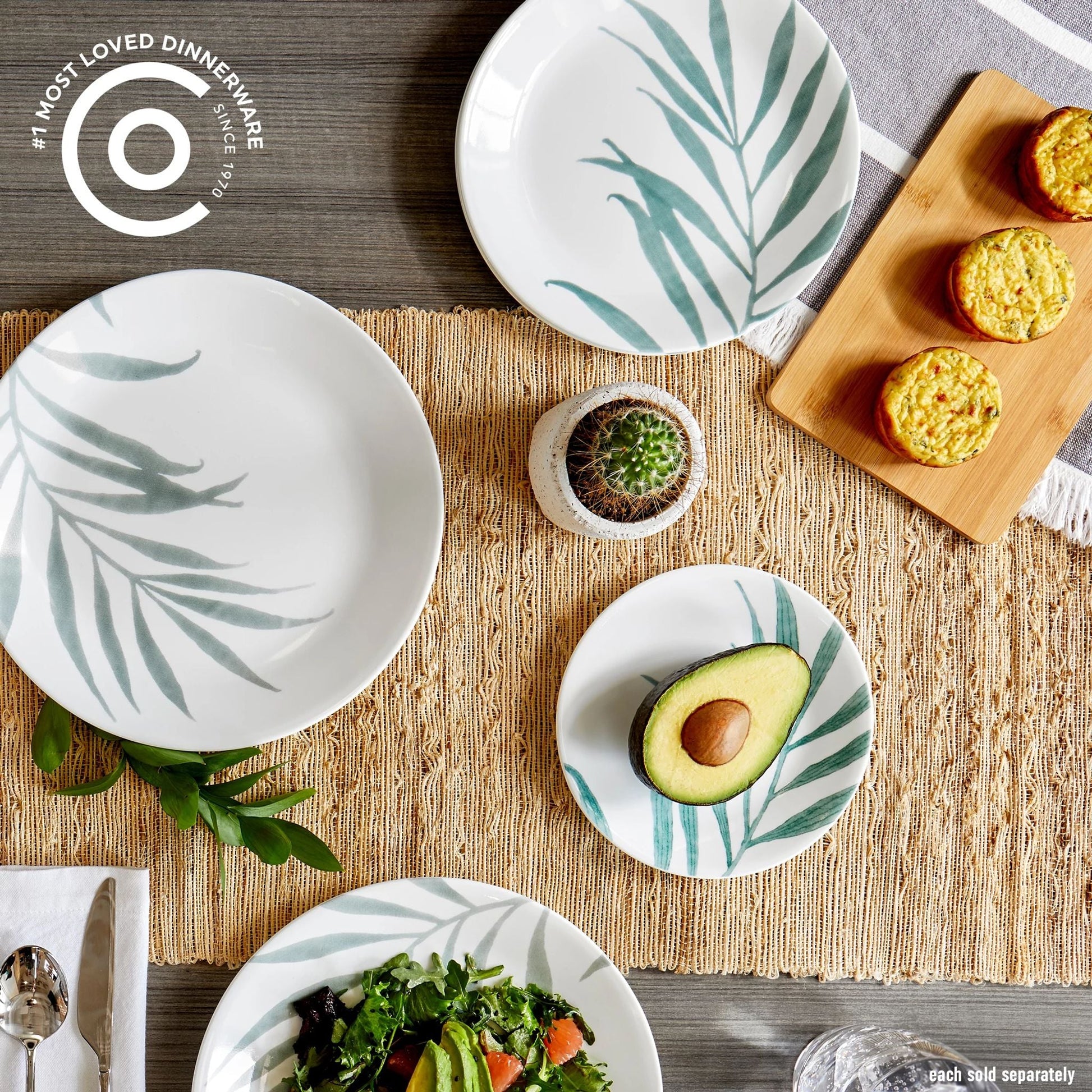 Corelle® Solar Print 10.25" Dinner Plate, EXCLUSIVE