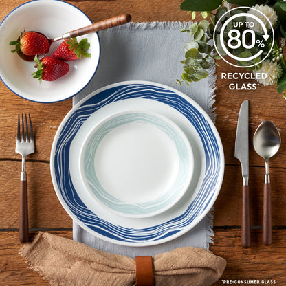 Corelle® Acadia 18-piece Dinnerware Set, Service for 6